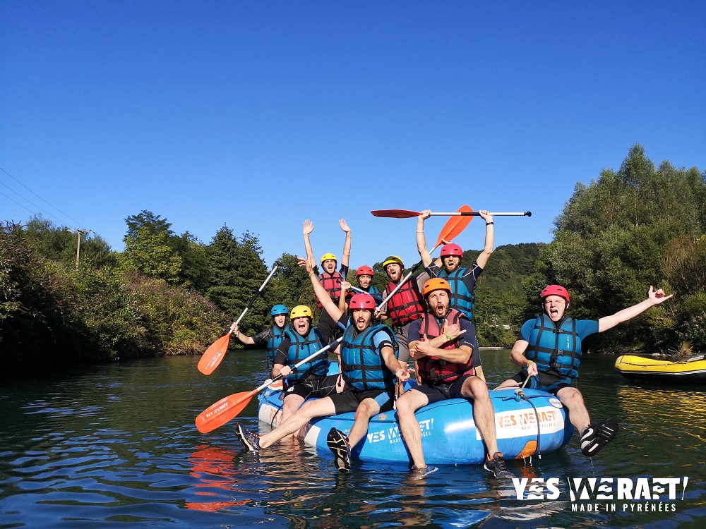 sortie rafting amis pyrénées