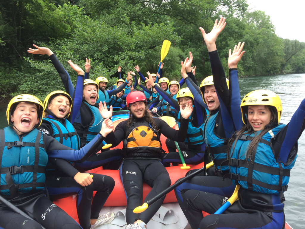 Rafting Pyrénées jeunes