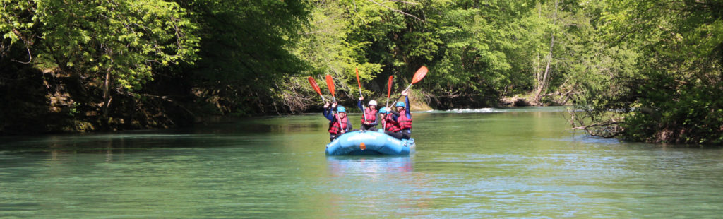 Rafting nature Pyrénées