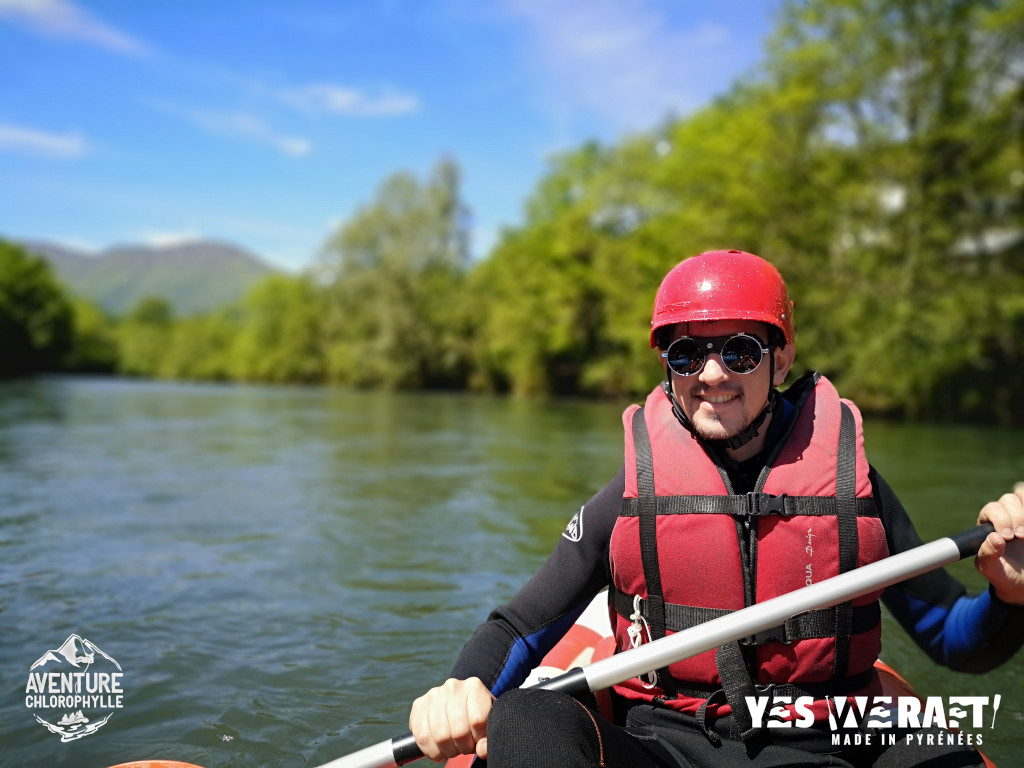 Kayak rafting sur le gave de Pau