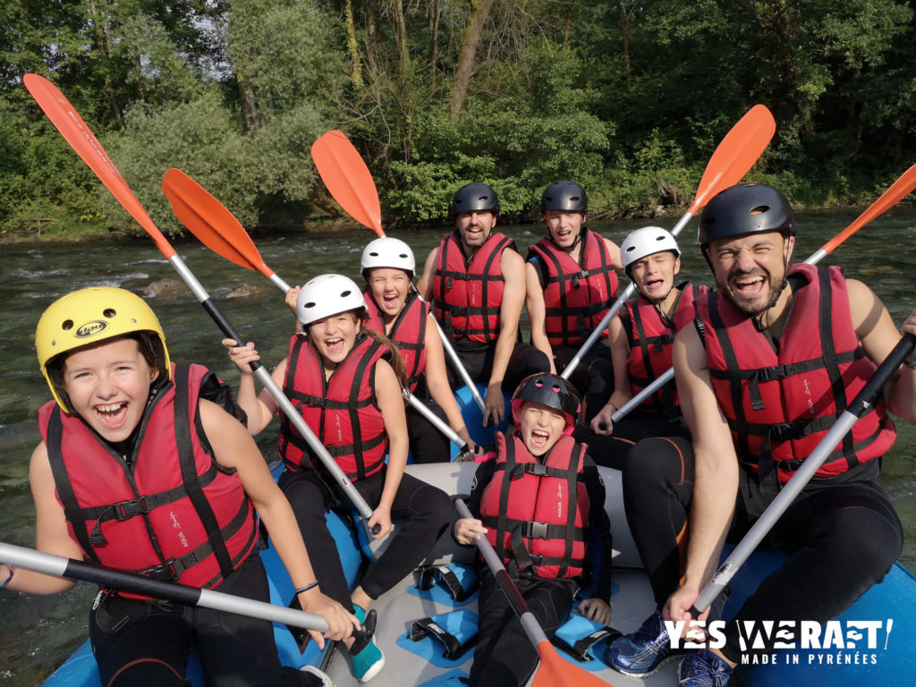 rafting famille Fun Pau